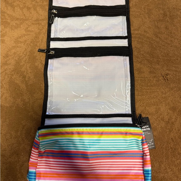 Multicolor Striped toiletry bag - Picture 7 of 8
